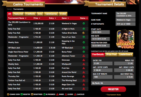 Drake Casino Tournaments